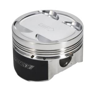 Manley Performance - Manley Performance Manley 03-06 Evo VII/IX 4G63T 86.5mm +1.5mm Oversize Bore 10.0/10.5:1 Dish Piston Set with Rings - 618215CE-4 - Image 2