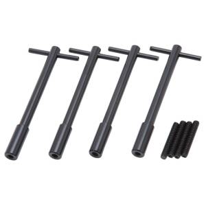 Edelbrock - Edelbrock Vc Hold Down Kit T-Bar 1/4In-20 Thread 5In Long Black (Set of 4) - 44023 - Image 1