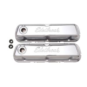 Edelbrock - Edelbrock Valve Cover Signature Series Ford 260-289-302-351W CI V8 Chrome - 4460 - Image 3