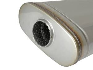aFe - aFe MACH Force XP 304 Stainless Steel Muffler 2.5in Center/Offset 18in L x 9in W x 4in H - 49M30019 - Image 4
