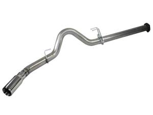 aFe LARGE Bore HD Exhausts DPF-Back SS-409 EXH DB Ford Diesel Trucks 11-12 V8-6.7L (td) - 49-13028