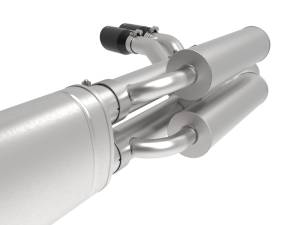 aFe - aFe Rebel Series 3in 409 SS Cat-Back Exhaust w/ Black Tips 17-20 Ford F-250/F350 V8 6.2L/7.3L - 49-43117-b - Image 2