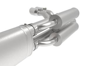 aFe - aFe Rebel Series 3in 409 SS Cat-Back Exhaust w/ Polish Tips 17-20 Ford F-250 V8 6.2L - 49-43117-P - Image 6