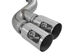 aFe - aFe Power 11-14 Ford F250/F350 6.7L Diesel Rebel XD 4in 409 SS DPF-Back Exhaust System - Pol Tips - 49-43120-P - Image 2