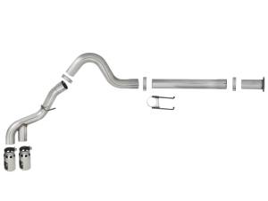 aFe - aFe Power 11-14 Ford F250/F350 6.7L Diesel Rebel XD 4in 409 SS DPF-Back Exhaust System - Pol Tips - 49-43120-P - Image 5