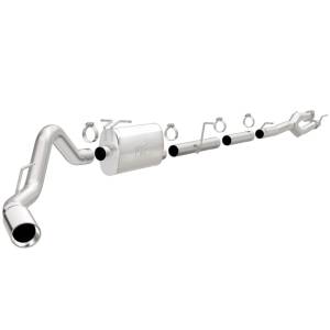 Magnaflow - Magnaflow Sys C/B 11-15 Ford Super Duty F250 6.2L EC CC, SS 3.5in Single Rear Pass Side Ext 5in Tip - 19174 - Image 1