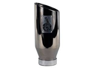 aFe - aFe MACHForce XP Exhausts Tips SS-304 EXH Tip 4In x 6Out x 15L Bolt-On (blk chrome) - 49-92018-BC - Image 2