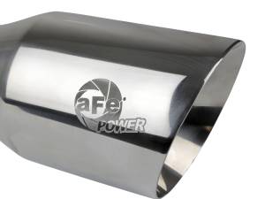 aFe - aFe MACH Force-Xp Univ 304 SS Double-Wall Clamp-On Exhaust Tip - Polished - 3in Inlet - 4.5in Outlet - 49T30454-P093 - Image 5