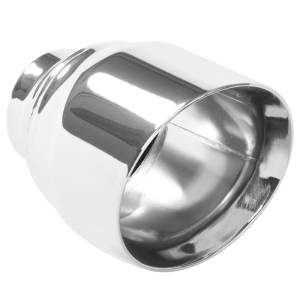 Magnaflow - Magnaflow Tip Stainless Double Wall Round Single Outlet Polished 4.5in DIA 2.5in Inlet 5.75in Length - 35224 - Image 2