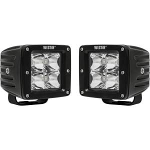 Westin - Westin Compact LED -4 5W Cree 3 inch x 3 inch (Set of 2) - Black - 09-12200A-PR - Image 1