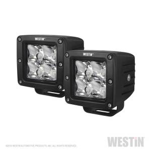 Westin - Westin Compact LED 5W 3.2 inch x 3 inch (Set of 2) - Black - 09-12200B-PR - Image 2