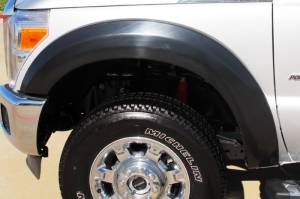 LUND - LUND 11-16 Ford F-250 Ex-Extrawide Style Smooth Elite Series Fender Flares - Black (4 Pc.) - EX314S - Image 11