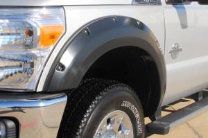 LUND - LUND 11-16 Ford F-250 Super Duty RX-Rivet Style Smooth Elite Series Fender Flares - Black (4 Pc.) - RX314S - Image 10