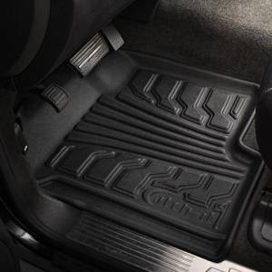 LUND - LUND 08-10 Ford F-250 Super Duty Catch-It Floormat Front Floor Liner - Black (2 Pc.) - 283021-B - Image 1