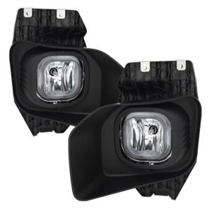 SPYDER - SPYDER Ford F250 F350 F450 F550 XLT 2011-2016 OEM Style Fog Lights W/Switch- Clear FL-FF25011-C - 5076151 - Image 1