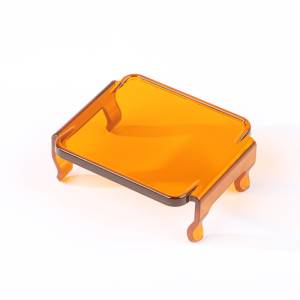 Rugged Ridge - Rugged Ridge 3 Inch Square LED Light Cover Amber - 15210.67 - Image 3