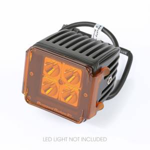 Rugged Ridge - Rugged Ridge 3 Inch Square LED Light Cover Amber - 15210.67 - Image 4