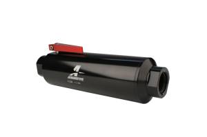 Aeromotive - Aeromotive In-Line AN-12 Filter w/Shutoff Valve 100 Micron SS Element - Black Anodize Finish - 12332 - Image 5