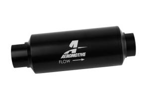 Aeromotive - Aeromotive In-Line Marine Filter - AN-12 - 40 Micron SS Element - Black Hardcoat Finish - 12343 - Image 1