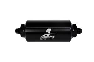 Aeromotive - Aeromotive In-Line Filter - (AN-6 Male) 10 Micron Microglass Element Bright Dip Black Finish - 12345 - Image 2