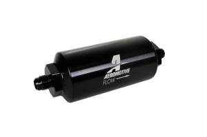 Aeromotive - Aeromotive In-Line Filter - (AN-6 Male) 10 Micron Microglass Element Bright Dip Black Finish - 12345 - Image 6