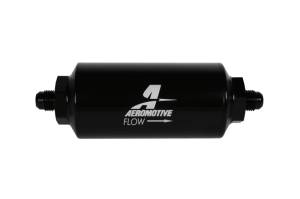 Aeromotive - Aeromotive In-Line Filter - (AN-6 Male) 10 Micron Fabric Element Bright Dip Black Finish - 12347 - Image 3