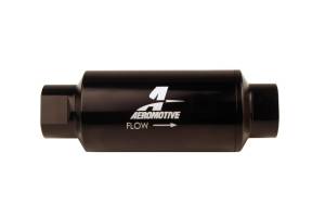 Aeromotive - Aeromotive In-Line Filter 10AN 10 Micron Microglass Element Bright-Dip Black 2in OD - 12350 - Image 1