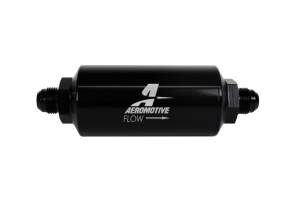 Aeromotive - Aeromotive In-Line Filter - AN-08 size Male - 10 Micron Microglass Element - Bright-Dip Black - 12375 - Image 5