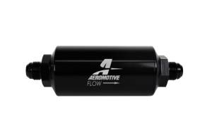 Aeromotive - Aeromotive In-Line Filter - (AN -8 Male) 10 Micron Fabric Element Bright Dip Black Finish - 12377 - Image 3