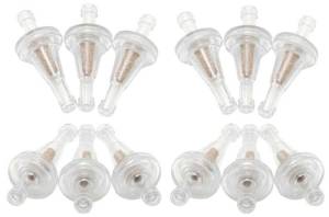 K&N Engineering - K&N Engineering 0.25in Flange 2.15in Length 1in OD Sintered Porous Bronze Fuel Filter (Set of 12) - 81-0220 - Image 1