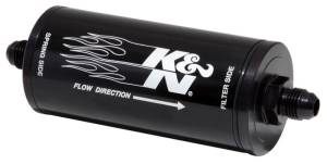 K&N Engineering - K&N Engineering 2in OD x 6in L 6AN 25 Micron In-Line Fuel/Oil FIlter - 81-1000 - Image 2