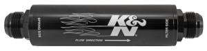 K&N Engineering - K&N Engineering 2in OD x 9in L 16AN 74 Micron In-Line Fuel/Oil FIlter - 81-1012 - Image 1