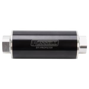 Russell - Russell Performance Profilter Fuel Filter 6in Long 60 Micron -10AN Inlet -10AN Outlet - Black - 649260 - Image 1