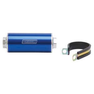 Russell - Russell Performance Profilter Fuel Filter 6in Long 60 Micron -10AN Inlet -10AN Outlet - Blue - 649262 - Image 1