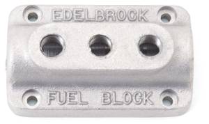 Edelbrock - Edelbrock Fuel Block Triple As Cast - 1285 - Image 1