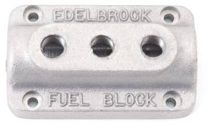 Edelbrock - Edelbrock Fuel Block Triple As Cast - 1285 - Image 2