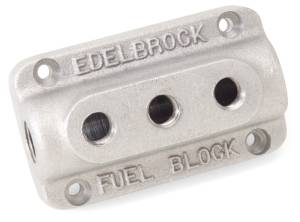 Edelbrock - Edelbrock Fuel Block Triple As Cast - 1285 - Image 4