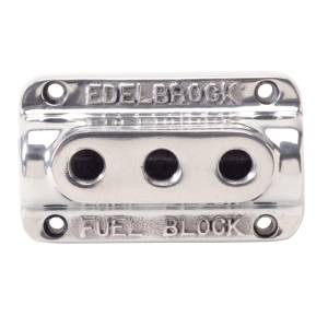 Edelbrock - Edelbrock Fuel Block Triple Polished - 12851 - Image 4