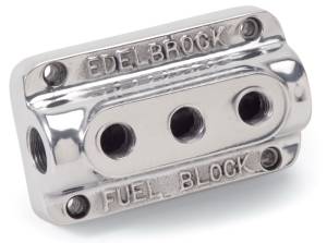 Edelbrock - Edelbrock Fuel Block Triple Polished - 12851 - Image 5
