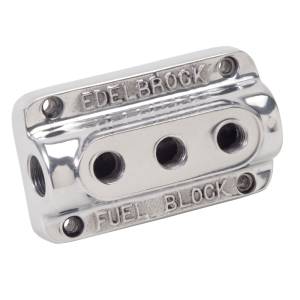 Edelbrock - Edelbrock Fuel Block Triple Polished - 12851 - Image 6