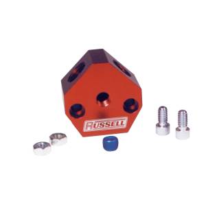 Russell - Russell Performance Billet Aluminum Y-Block w/ 3/8in inlet & outlet - 650370 - Image 2