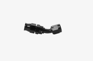 Aeromotive - Aeromotive PTFE Hose End - AN-06 - 45 Deg - Black Anodized - 15351 - Image 1