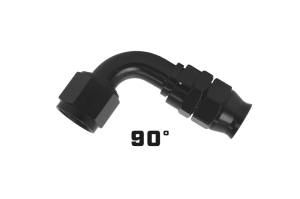 Aeromotive - Aeromotive PTFE Hose End - AN-06 - 90 Deg - Black Anodized - 15352 - Image 3