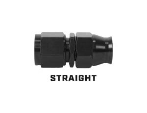 Aeromotive - Aeromotive PTFE Hose End - AN-08 - Straight - Black Anodized - 15353 - Image 2