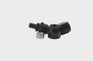 Aeromotive - Aeromotive PTFE Hose End - AN-08 - 45 Deg - Black Anodized - 15354 - Image 2