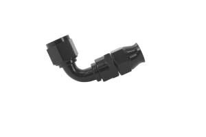 Aeromotive - Aeromotive PTFE Hose End - AN-08 - 90 Deg - Black Anodized - 15355 - Image 1