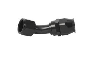 Aeromotive - Aeromotive PTFE Hose End - AN-12 - 45 Deg - Black Anodized - 15360 - Image 1