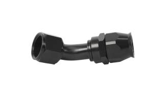 Aeromotive - Aeromotive PTFE Hose End - AN-12 - 45 Deg - Black Anodized - 15360 - Image 2
