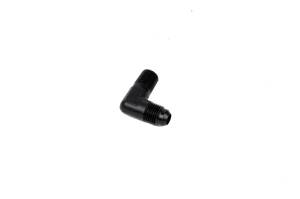 Aeromotive Fitting Elbow 1/4in-MNPT to AN-06 90-Deg Black - 15666