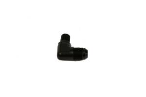 Aeromotive Fitting Elbow 1/4in-MNPT to AN-08 90-Deg Black - 15667